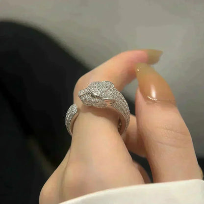 [⭐Hinora Jewelry]PANTHERE 5.5MM ALL DIAMOND RING