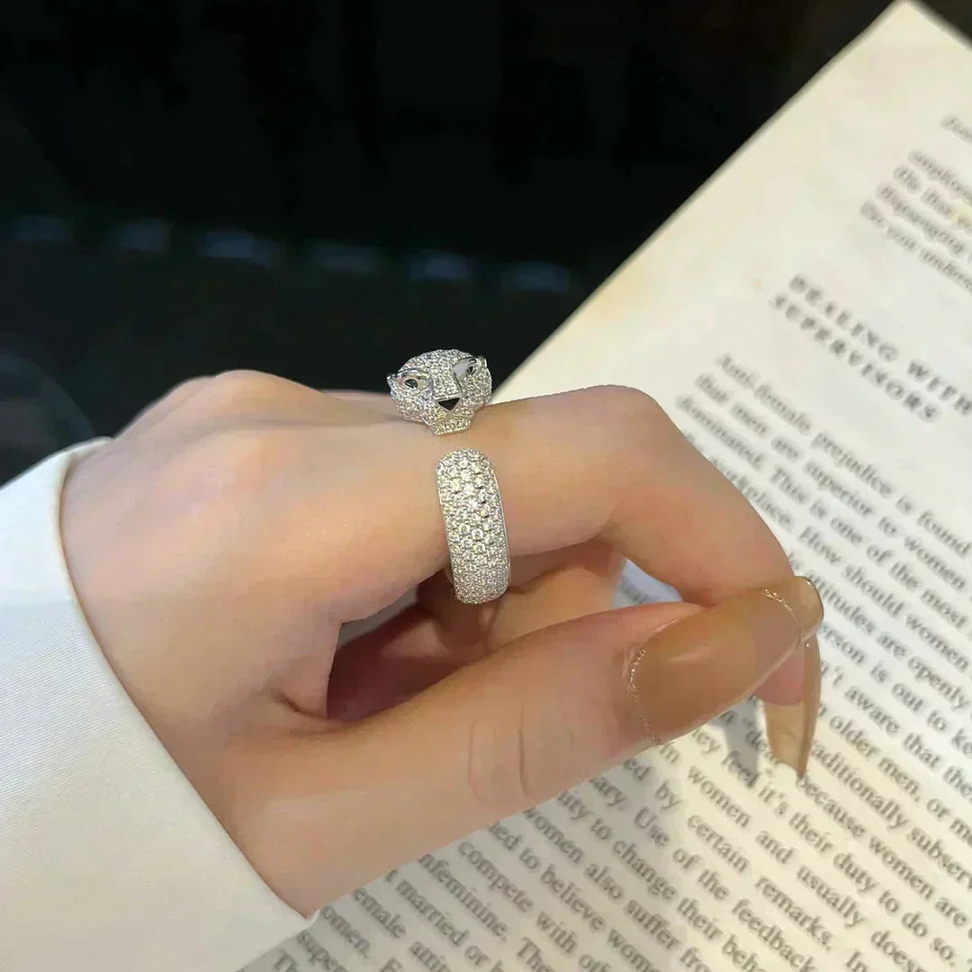 [⭐Hinora Jewelry]PANTHERE 5.5MM ALL DIAMOND RING