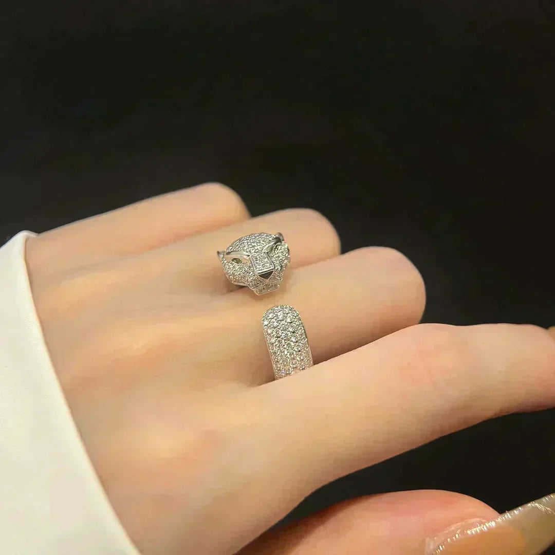 [⭐Hinora Jewelry]PANTHERE 5.5MM ALL DIAMOND RING