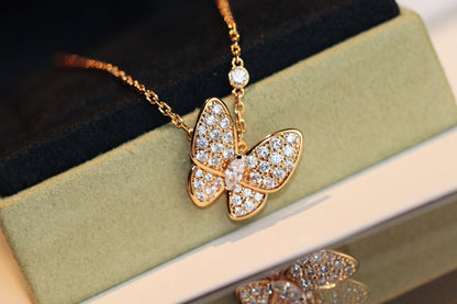[⭐Hinora Jewelry]BUTTERFLY DIAMOND NECKLACE