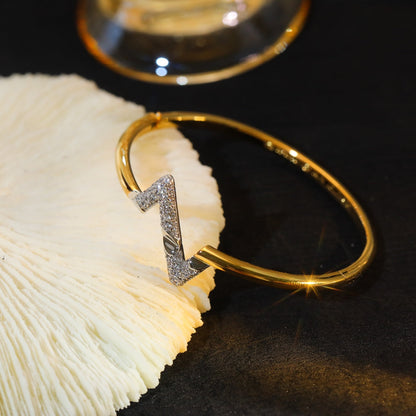 [⭐Hinora Jewelry]VOLTE UPSITE DOWN GOLD DIAMOND BRACELET