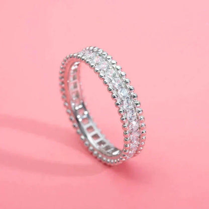 [⭐Hinora Jewelry]PERLEE DIAMOND SILVER RING