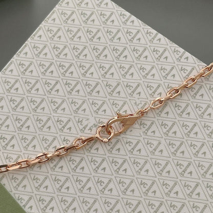 [⭐Hinora Jewelry]LUCKY SPRING 15 MOTIFS ROSE GOLD NECKLACE