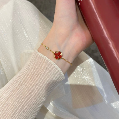 [⭐Hinora Jewelry]SUN PEDANT CARNELIAN BRACELET