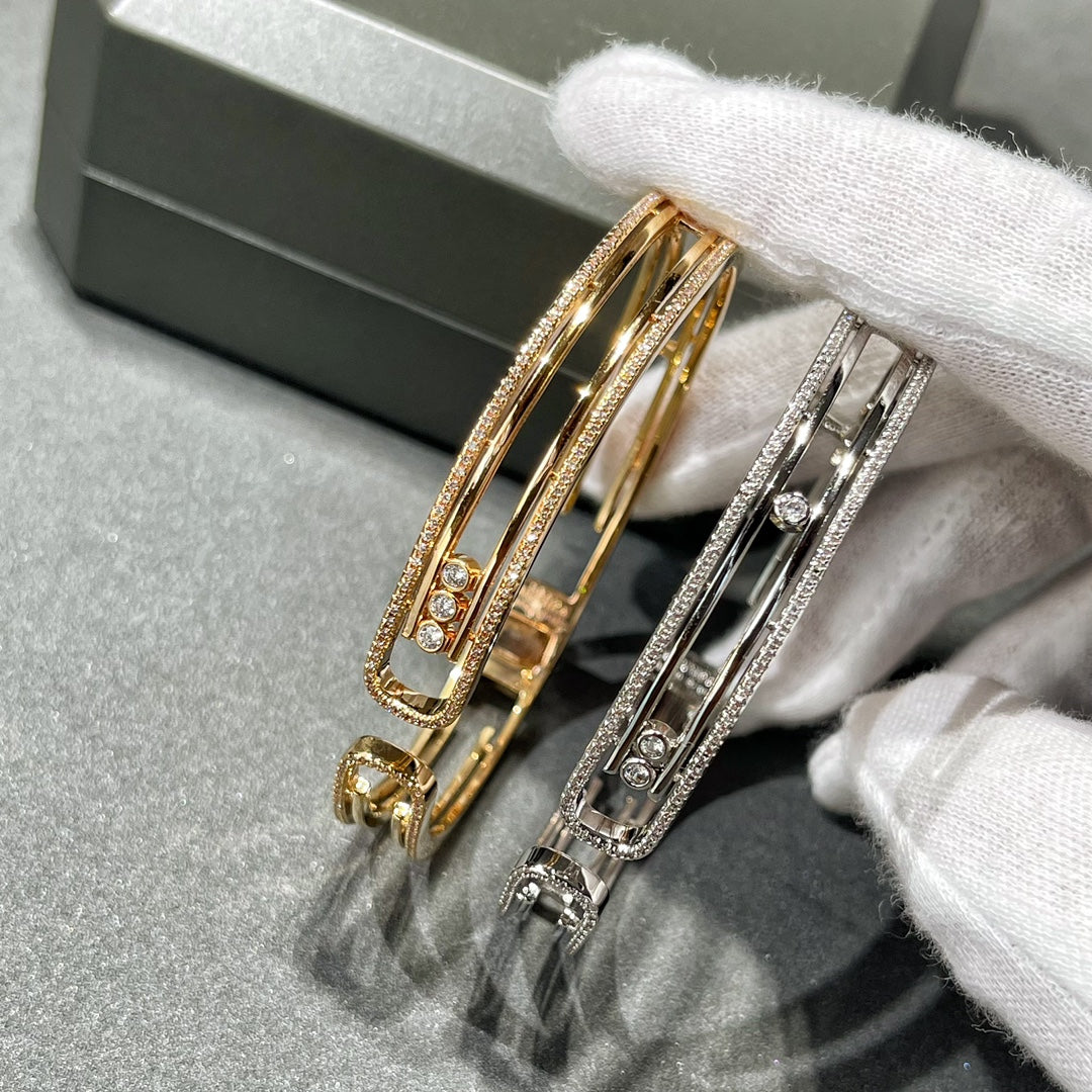 [⭐Hinora Jewelry]MOVE 10TH PAVED DIAMOND BRACELET