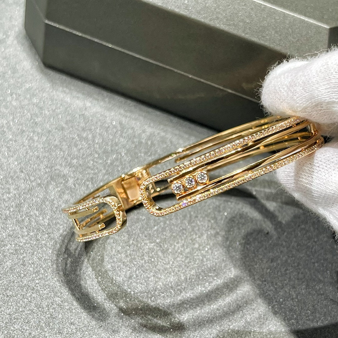 [⭐Hinora Jewelry]MOVE 10TH PAVED DIAMOND BRACELET