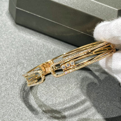 [⭐Hinora Jewelry]MOVE 10TH PAVED DIAMOND BRACELET