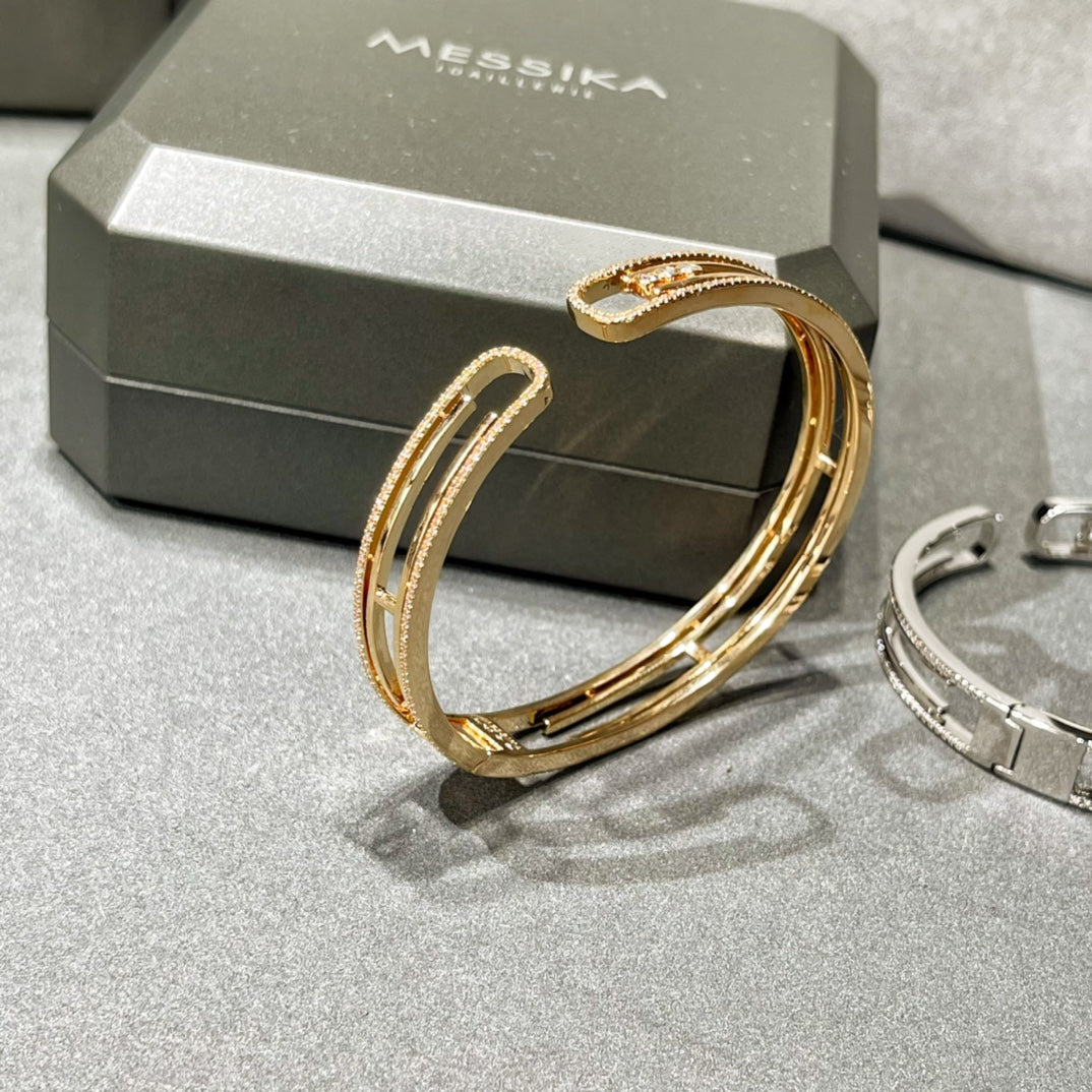 [⭐Hinora Jewelry]MOVE 10TH PAVED DIAMOND BRACELET