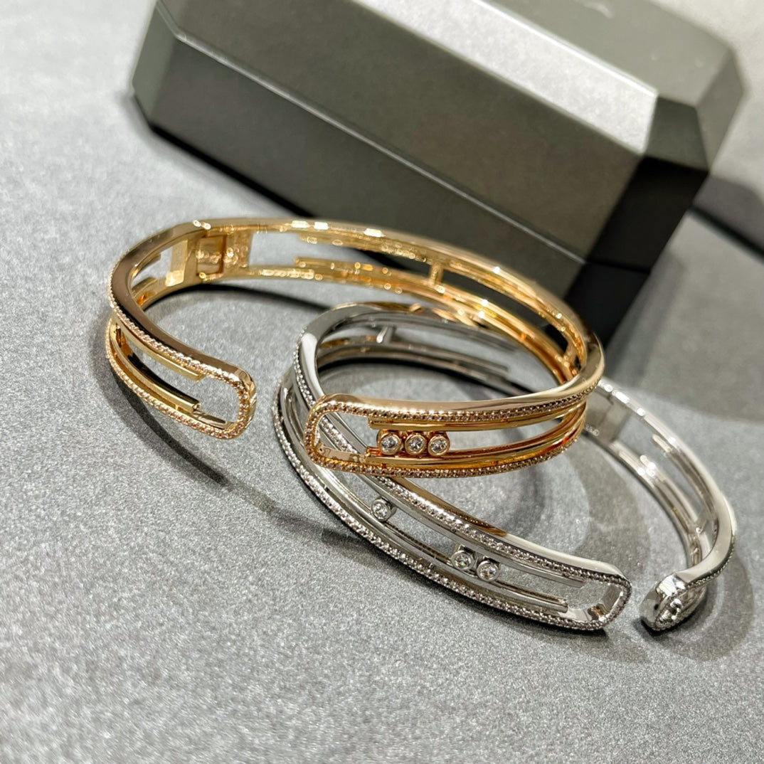 [⭐Hinora Jewelry]MOVE 10TH PAVED DIAMOND BRACELET