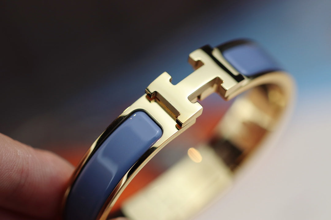 [⭐Hinora Jewelry]H BRACELET 12MM BLUE GRAY