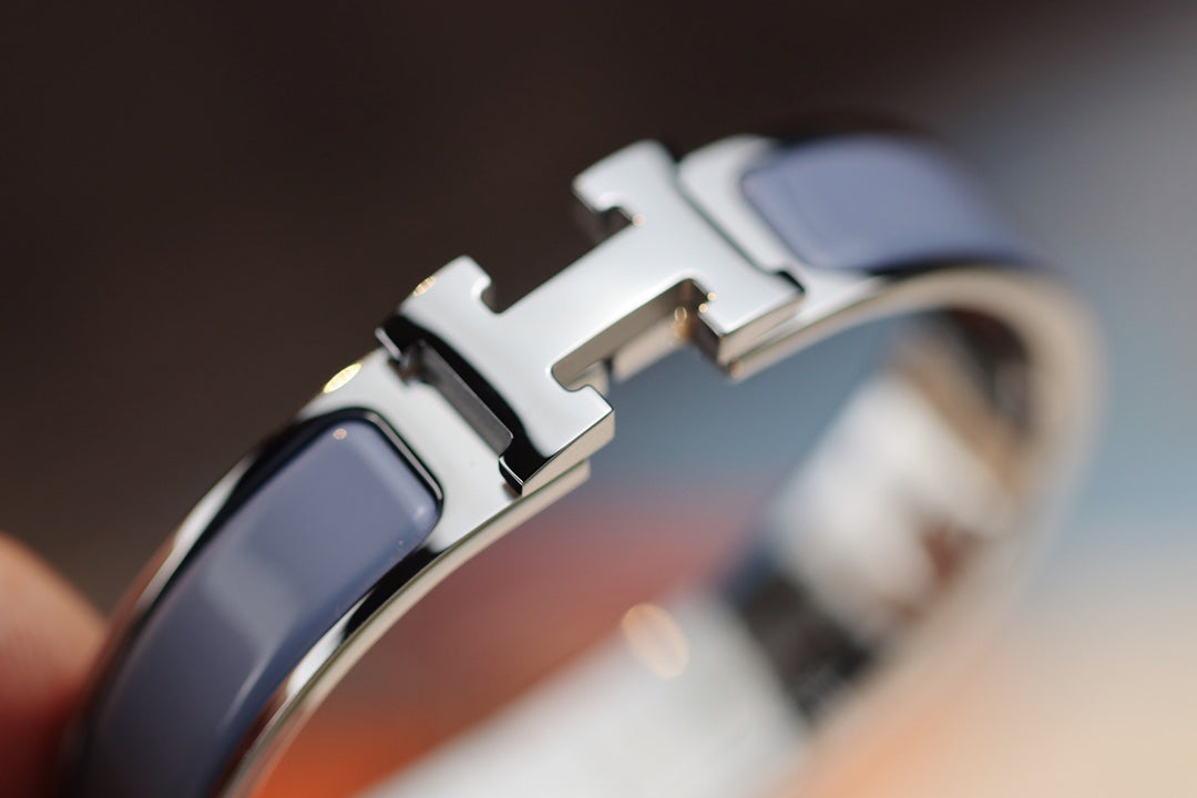 [⭐Hinora Jewelry]H BRACELET 12MM BLUE GRAY