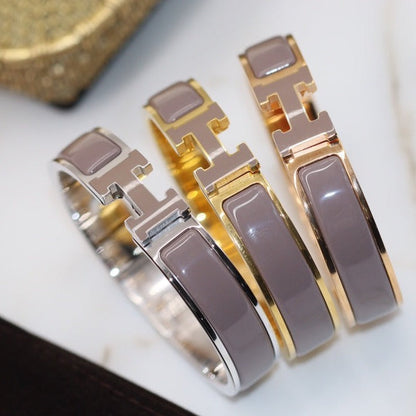 [⭐Hinora Jewelry]H BRACELET 12MM BROWN