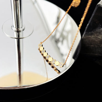 [⭐Hinora Jewelry]BEE MY LOVE DIAMOND NECKLACE