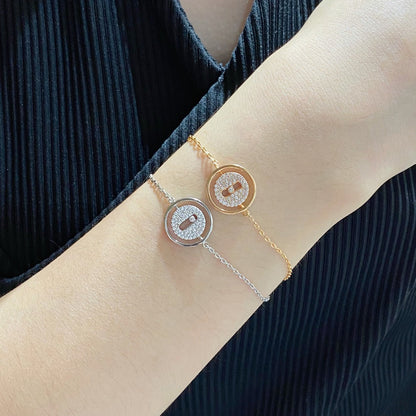 [⭐Hinora Jewelry]Demo MOVE DIAMOND PAVED BRACELET