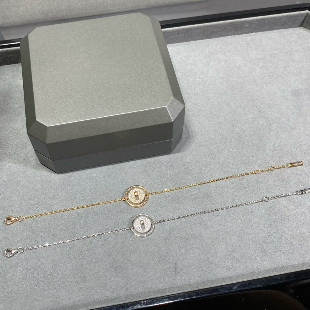 [⭐Hinora Jewelry]Demo MOVE DIAMOND PAVED BRACELET