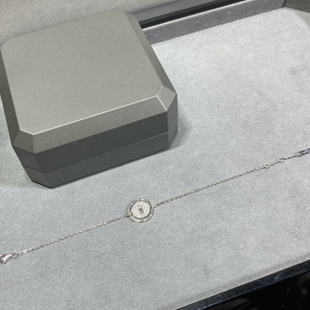 [⭐Hinora Jewelry]Demo MOVE DIAMOND PAVED BRACELET