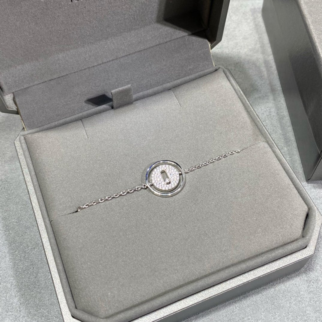 [⭐Hinora Jewelry]Demo MOVE DIAMOND PAVED BRACELET