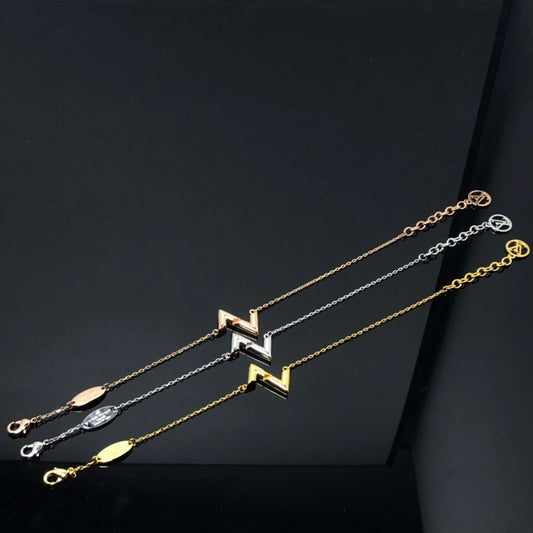 [⭐Hinora Jewelry]VOLT LV LOGO BRACELET