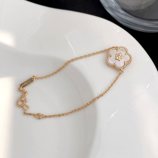 [⭐Hinora Jewelry]LUCKY SPRING ROSE GOLD MOP BRACELET