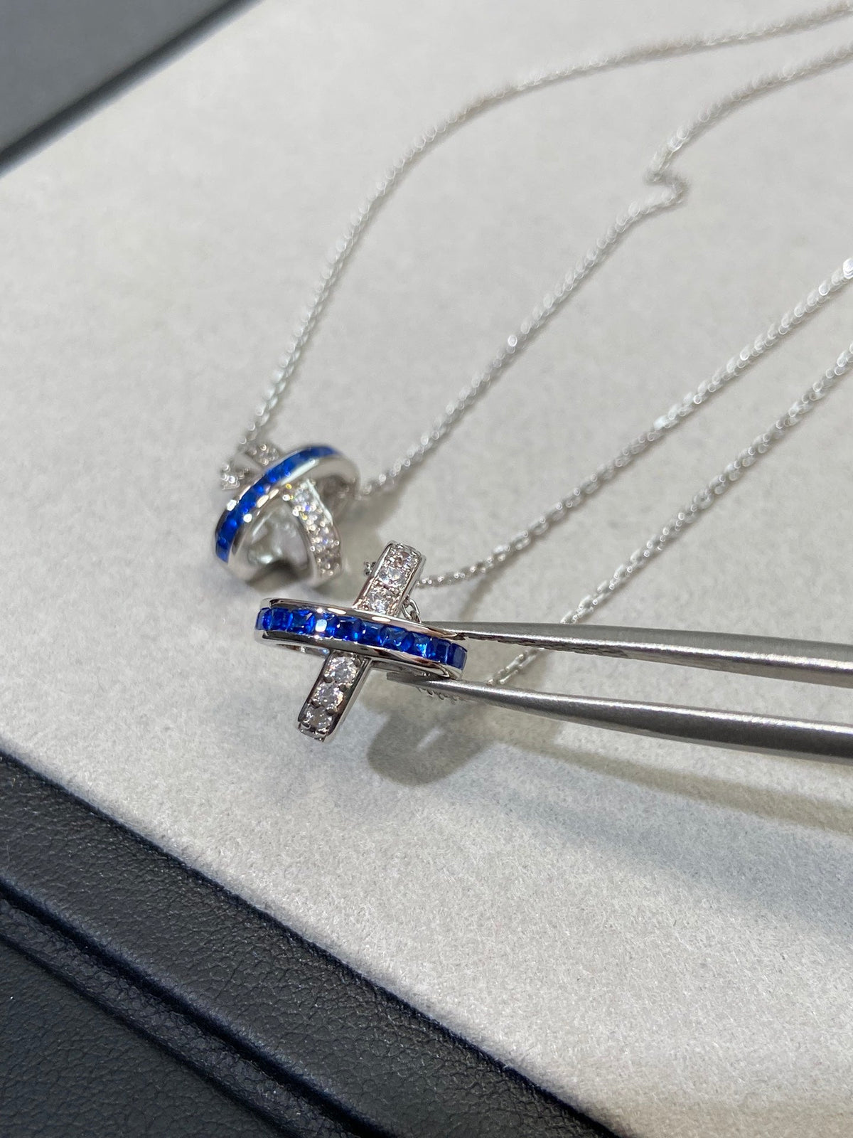 [⭐Hinora Jewelry]LIENS DIAMOND SILVER NECKLACE
