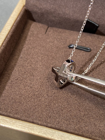 [⭐Hinora Jewelry]LIENS DIAMOND SILVER NECKLACE