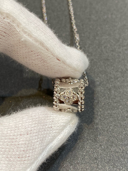 [⭐Hinora Jewelry]PERLEE PEDANT SIVLER DIAMOND NECKLACE