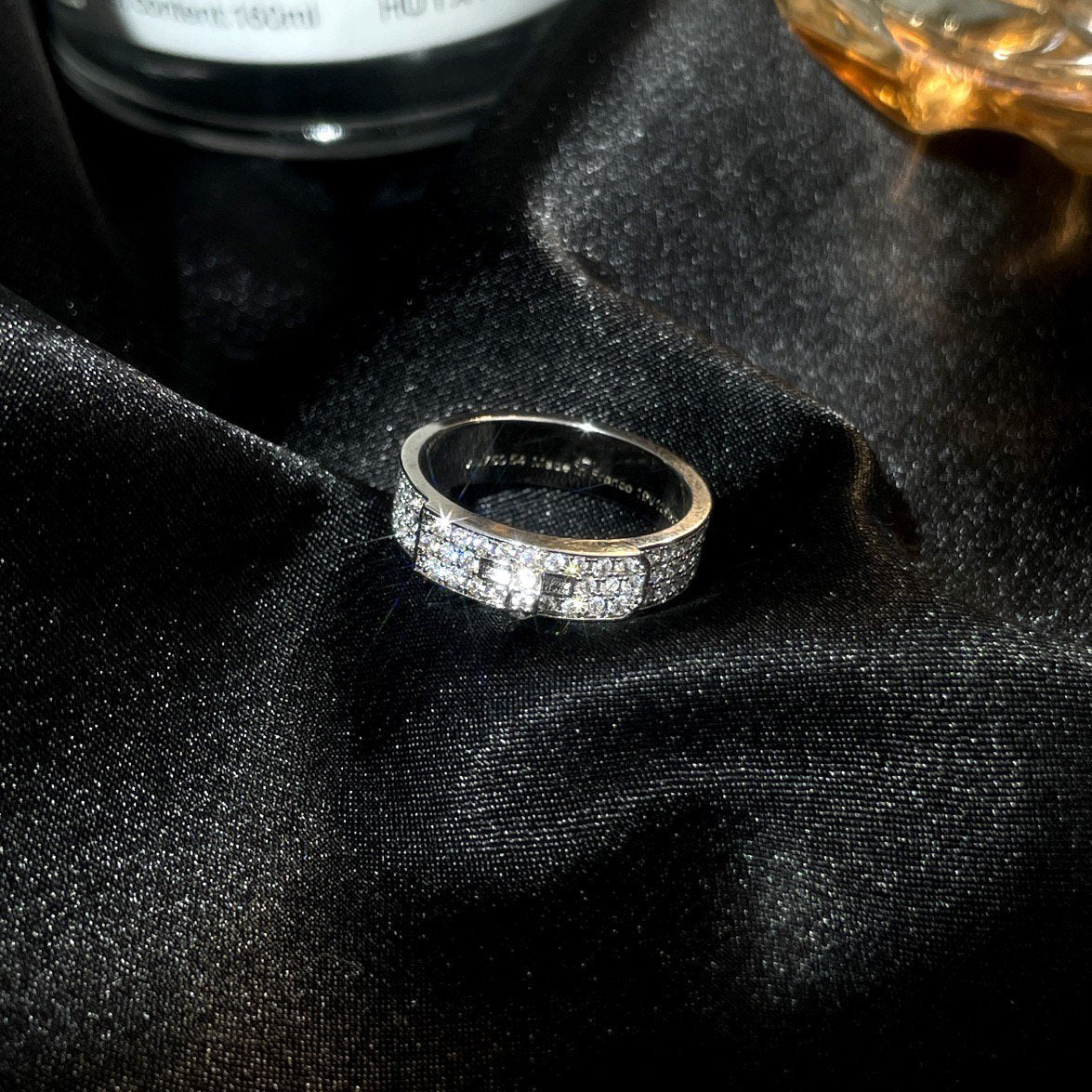 [⭐Hinora Jewelry]KELLY SILVER DIAMOND RING