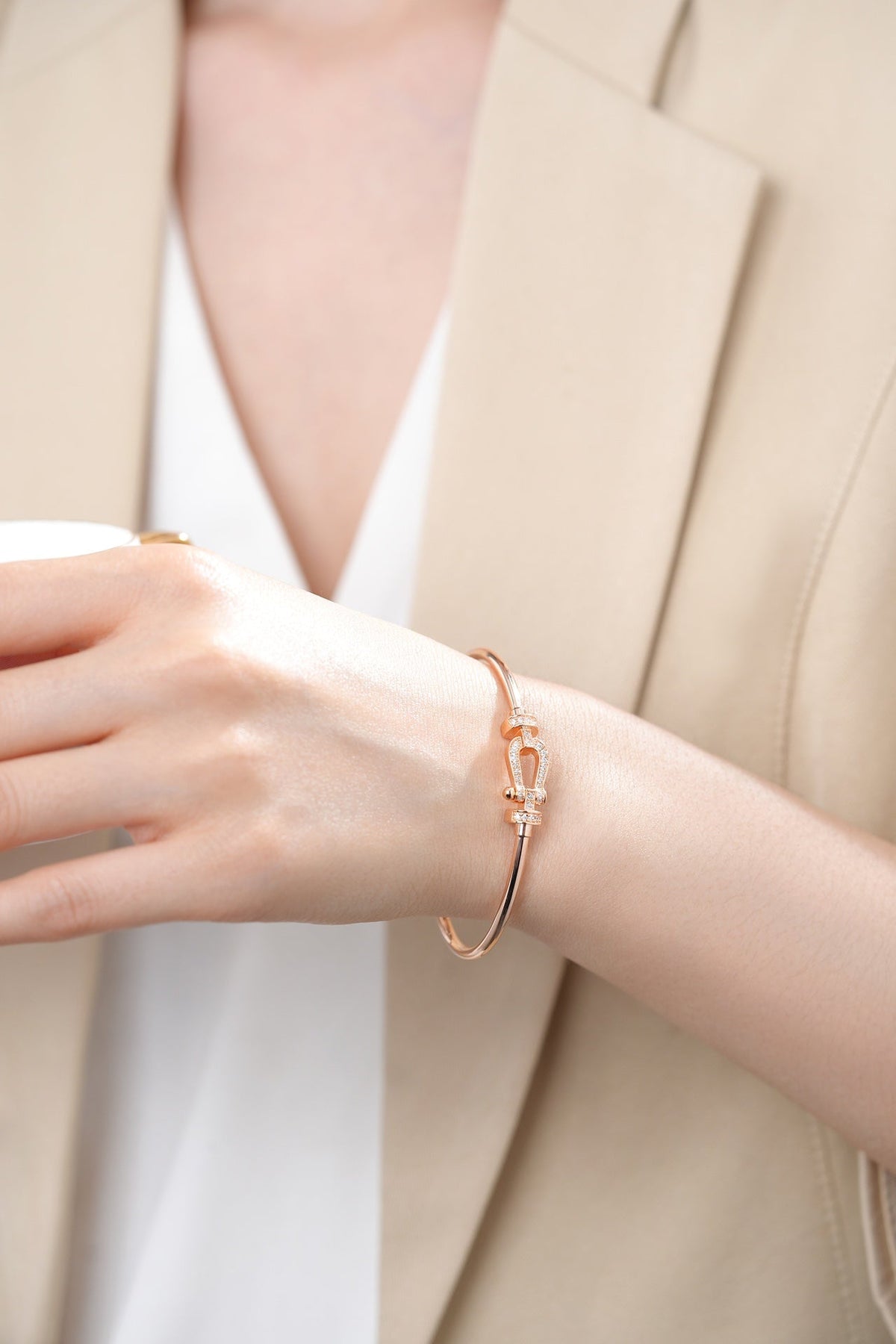 [⭐Hinora Jewelry]FORCE 10 MOYEN DIAMOND BRACELET