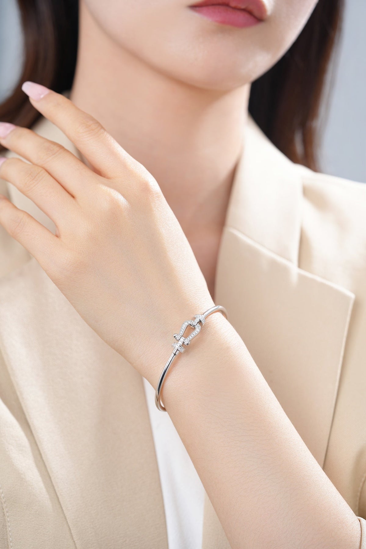 [⭐Hinora Jewelry]FORCE 10 MOYEN DIAMOND BRACELET
