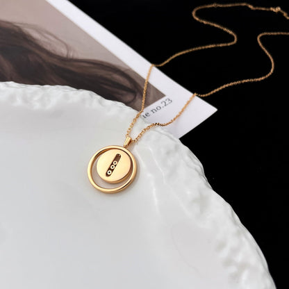 [⭐Hinora Jewelry]Demo MOVE MOP PINK GOLD NECKLACE