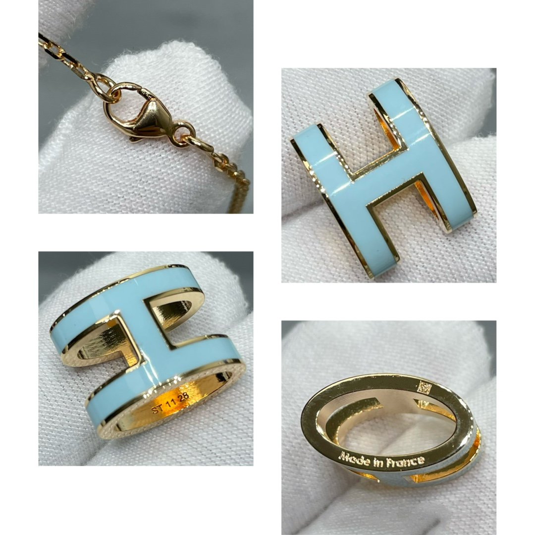 [⭐Hinora Jewelry]POP H SKY BLUE NECKLACE