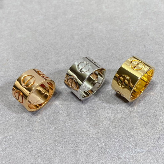 [⭐Hinora Jewelry]LOVE 11MM LARGE RING