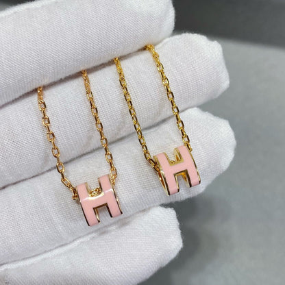 [⭐Hinora Jewelry]MINI POP H NECKLACE