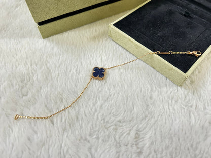 [⭐Hinora Jewelry]CLOVER 1 MOTIF PIETERSITE BRACELET