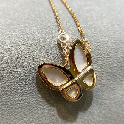 [⭐Hinora Jewelry]BUTTERFLY MOP DIAMOND NECKLACE