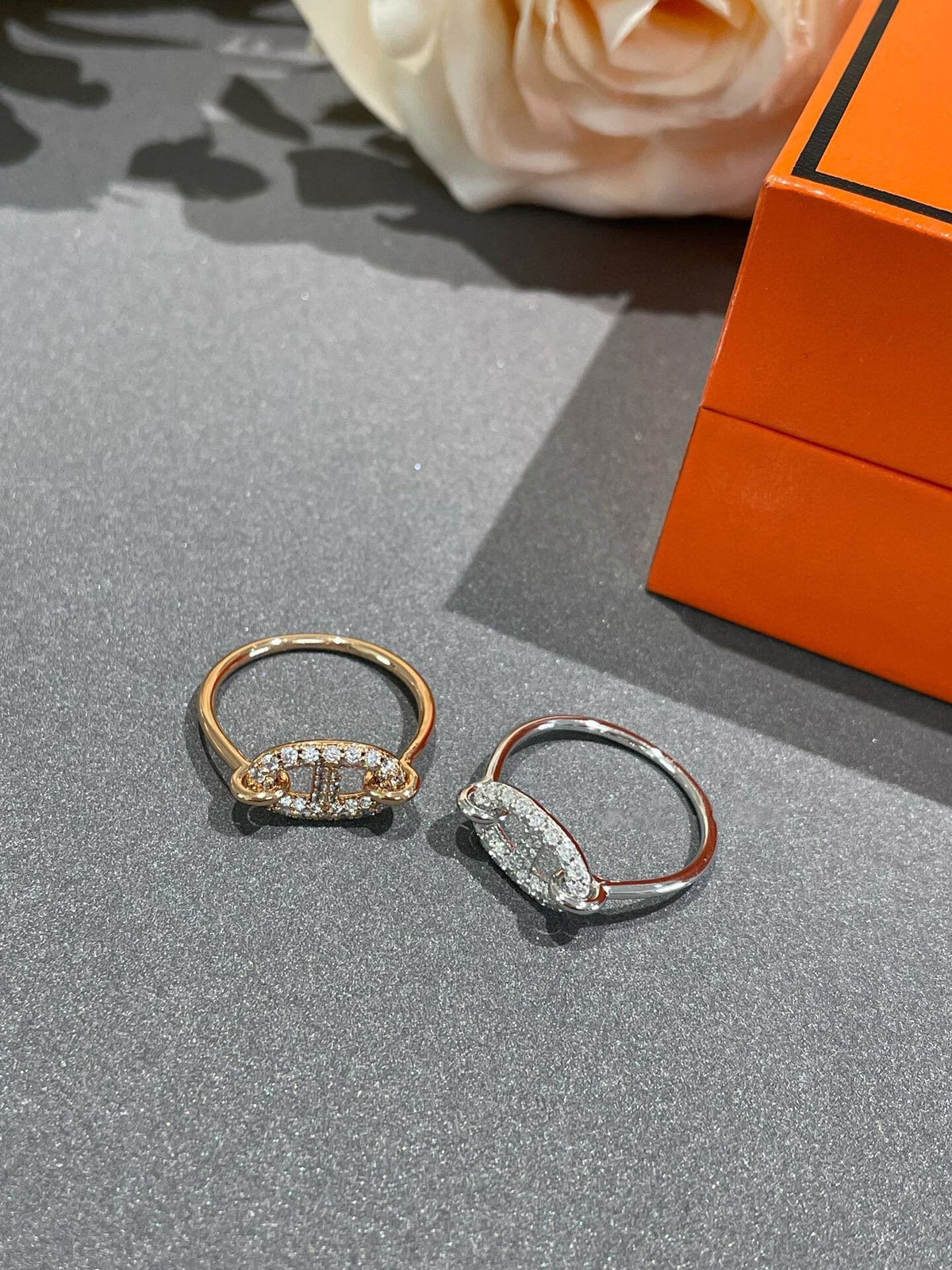 [⭐Hinora Jewelry]RONDE SMALL DIAMOND RING