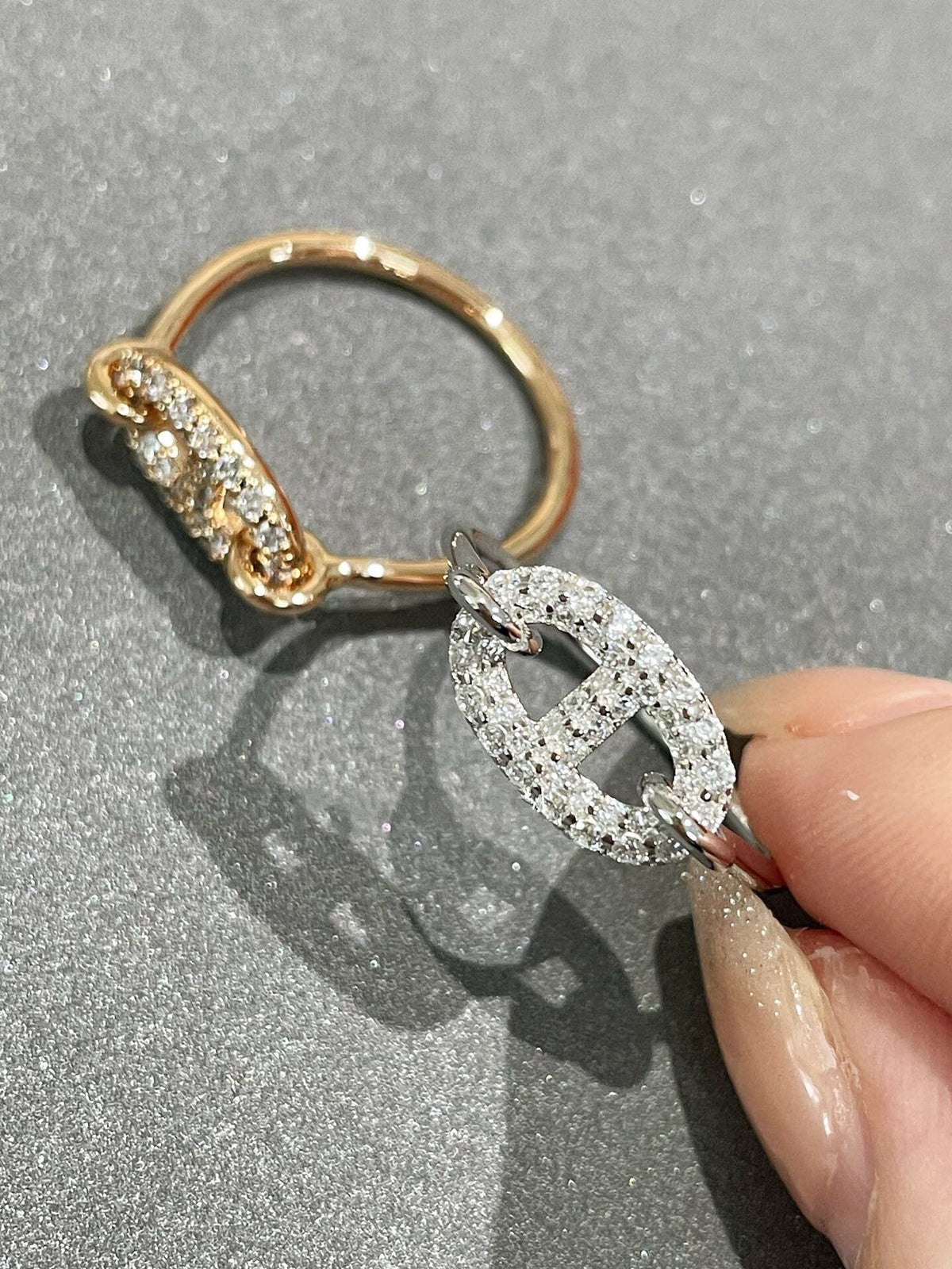 [⭐Hinora Jewelry]RONDE SMALL DIAMOND RING