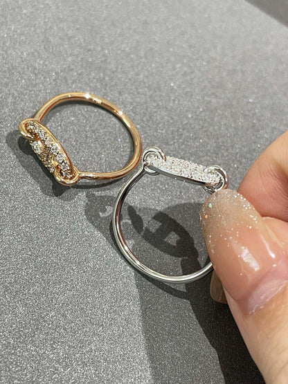[⭐Hinora Jewelry]RONDE SMALL DIAMOND RING