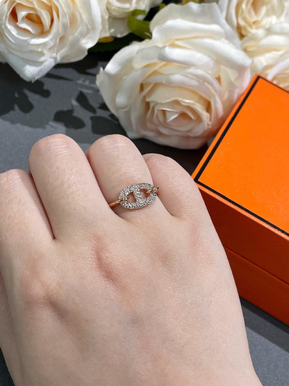 [⭐Hinora Jewelry]RONDE SMALL DIAMOND RING