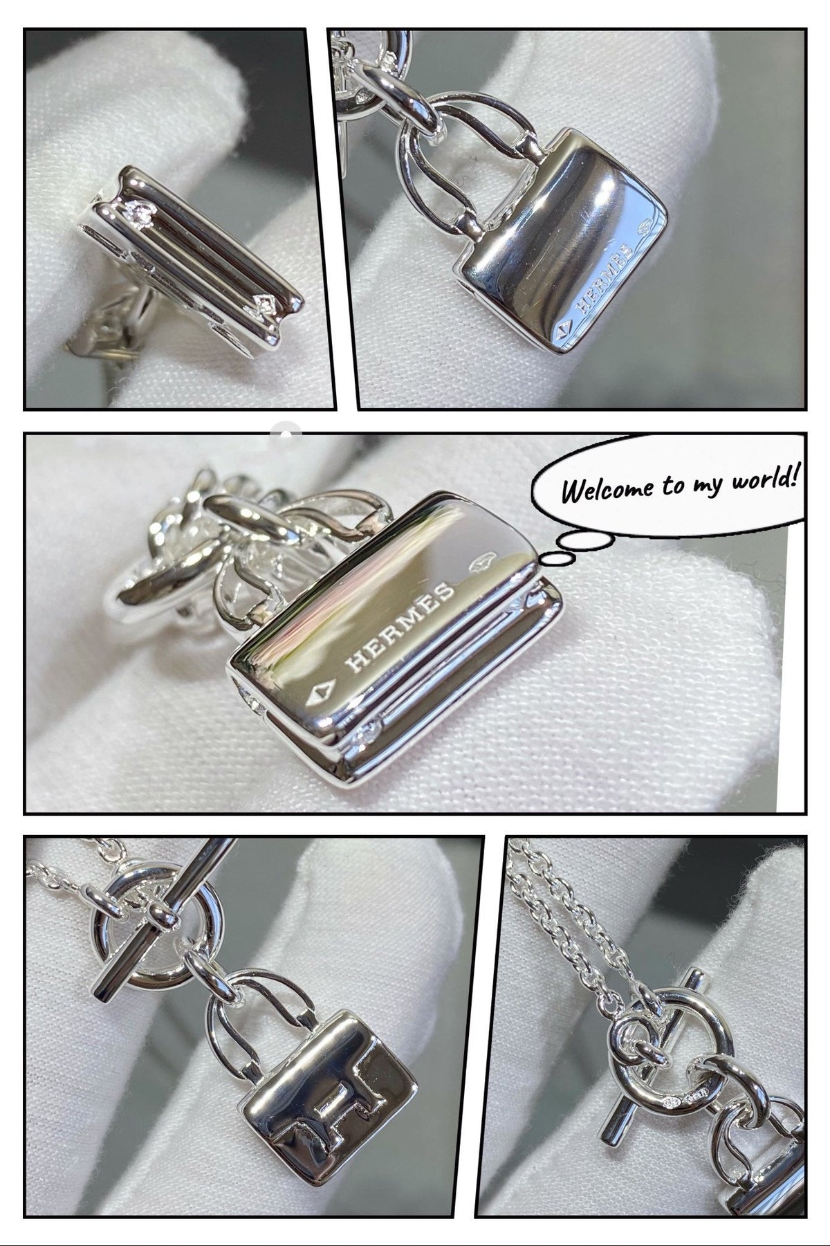 [⭐Hinora Jewelry]CONSTANCE PEDANT SILVER NECKLACE
