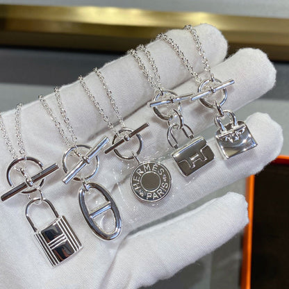 [⭐Hinora Jewelry]CONSTANCE PEDANT SILVER NECKLACE