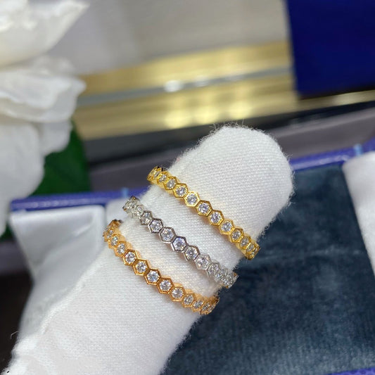 [⭐Hinora Jewelry]BEE LOVE DIAMOND PAVED SMALL RING