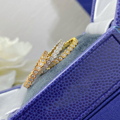 [⭐Hinora Jewelry]BEE LOVE DIAMOND PAVED SMALL RING
