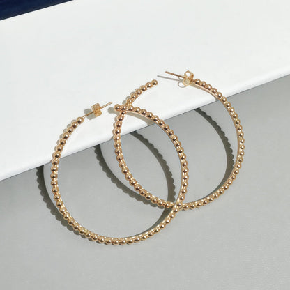 [⭐Hinora Jewelry]SMOOTH BEAD STUD EARRINGS