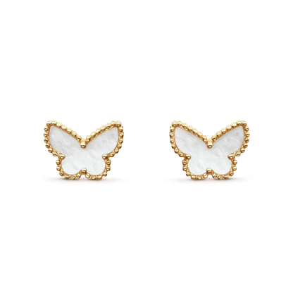 [⭐Hinora Jewelry]SWEET BUTTERFLY MOP EARSTUDS