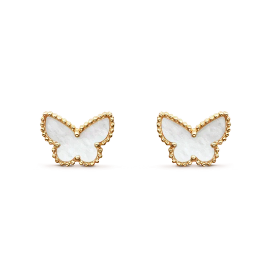 [⭐Hinora Jewelry]SWEET BUTTERFLY MOP EARSTUDS