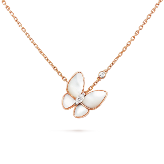 [⭐Hinora Jewelry]BUTTERFLY MOP DIAMOND NECKLACE