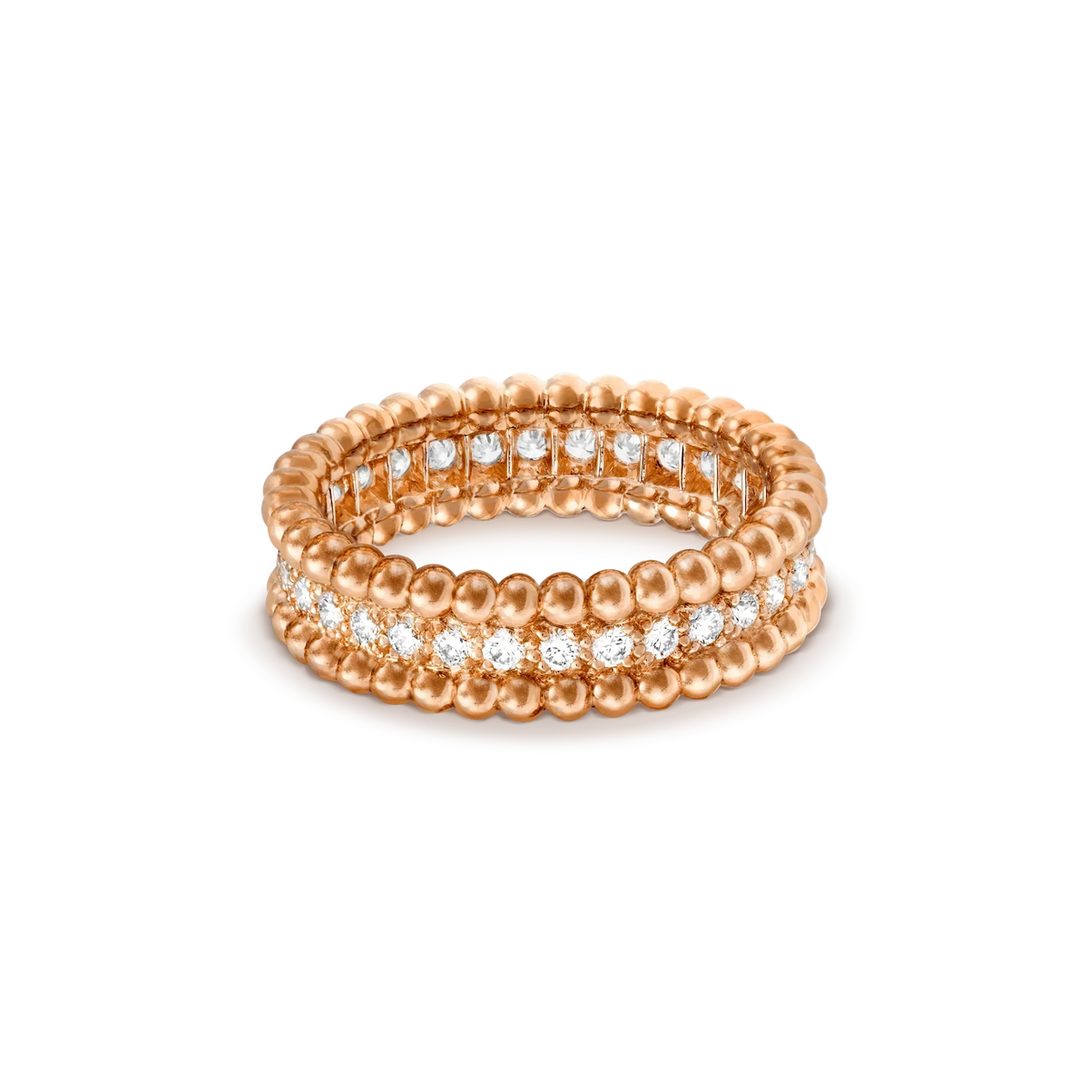 [⭐Hinora Jewelry]PERLEE DIAMOND ROSE GOLD RING