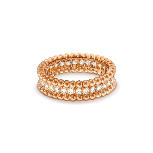 [⭐Hinora Jewelry]PERLEE DIAMOND ROSE GOLD RING