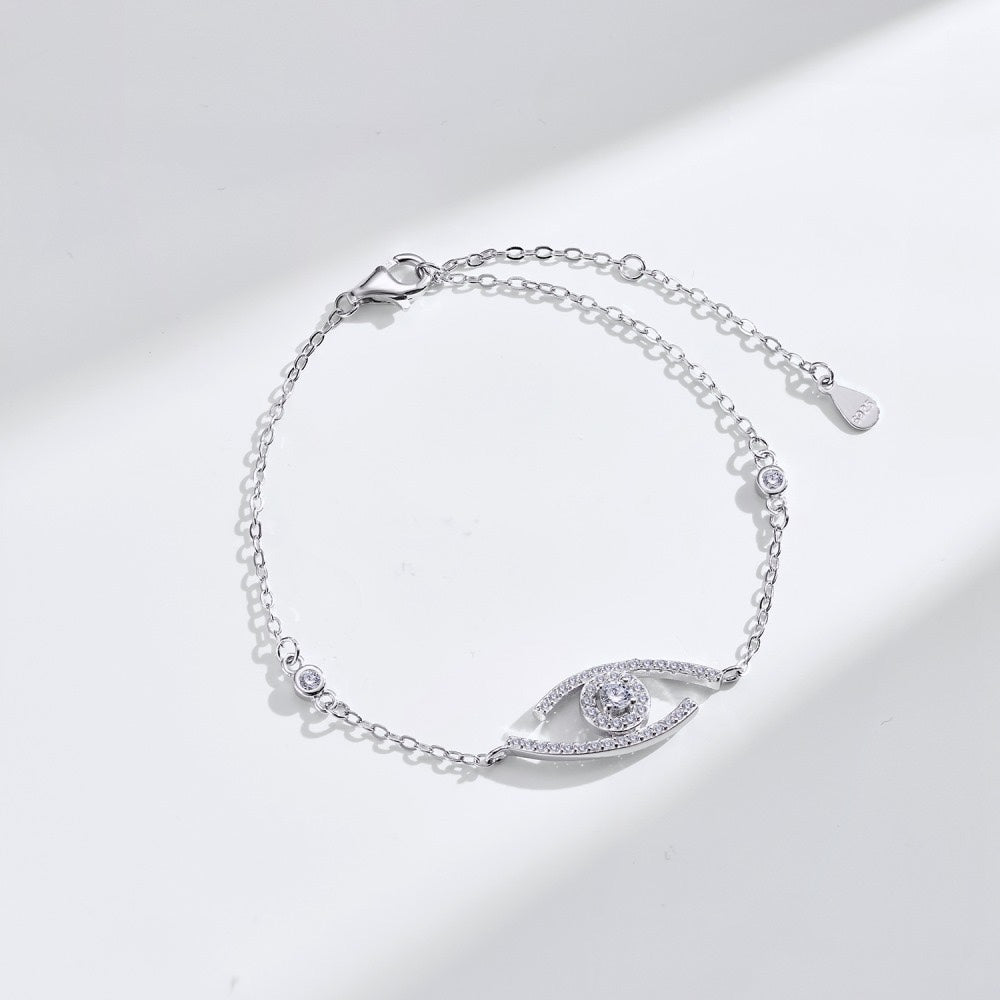 [⭐Hinora Jewelry]Demo Eye Pave-Set Diamond Bracelet